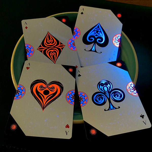 Cool UV Glowing Playing Poker Cards, for Kids & Adults