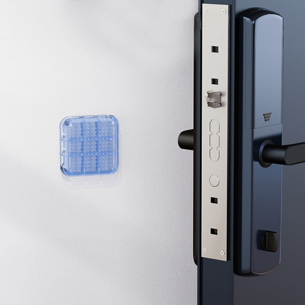 Self-adhesive Rubber Door Stopper Bumpers, Prevent Damage to Walls from Door Knobs (4-Pack)