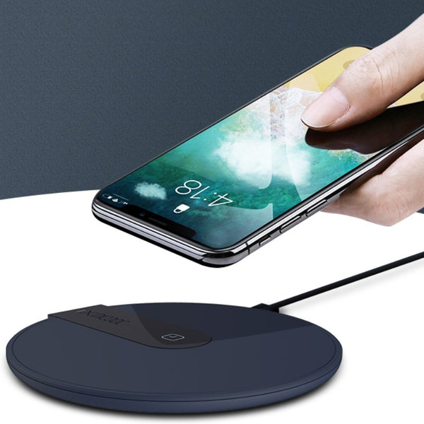 Fast Charging Wireless Charger, Support QC2.0/3.0, with Automatic Power Off and Intelligent Temperature Control, for Home & Office