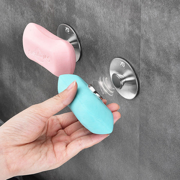 Magnetic Wall Hooks, for Kitchen & Bathroom (3-Pack)