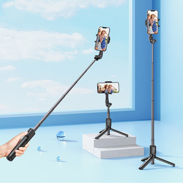 3-in-1 Portable Bluetooth Selfie Stick Tripod with Wireless Remote, for Party, Travel, Holiday