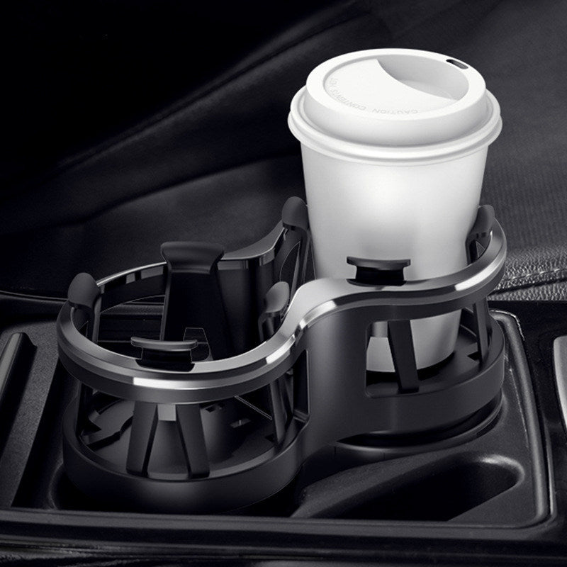 2-in-1 Car Cup Holder, with 360° Rotating Adjustable Base & Built-in G ...