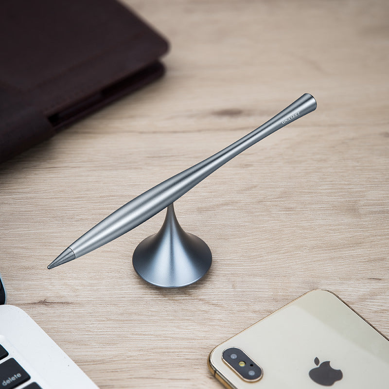 Inkless Eternal Metal Pen, with replaceable metal pen tip, Spinning Ba ...