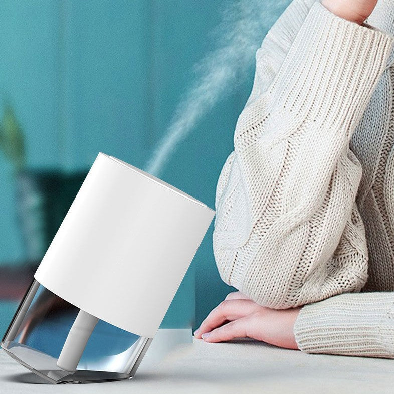 Portable Rechargeable Humidifier, with LED Light, Fine Mist & Quiet Op ...