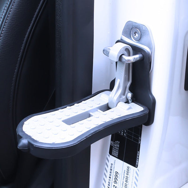 Car Multi-Functional Latch Door Step, with Window Breaker & Compact and Foldable Design