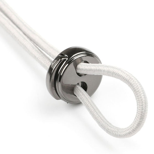 Zinc Alloy Metal Spring Drawstring Toggle Buckle for Shoelaces, Bags, Clothing & More (6pcs)