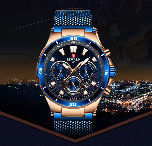 Men's Multi-function Waterproof Sports / Business Watch With Luminous ...