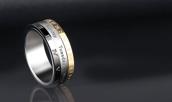 The Titanium Steel Multi-layer Rotating Ring - Stylish and A Little Fun
