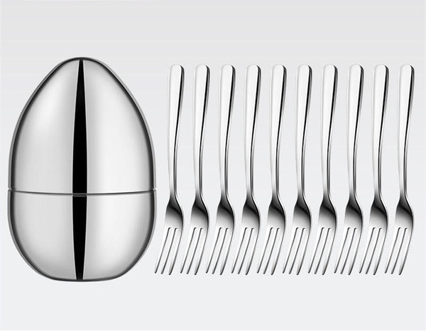 Exquisite Stainless Steel Fruit Fork Set