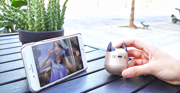 Little Monster Bluetooth Speaker to Take Stunning Pictures for You o(`▽′)ψ