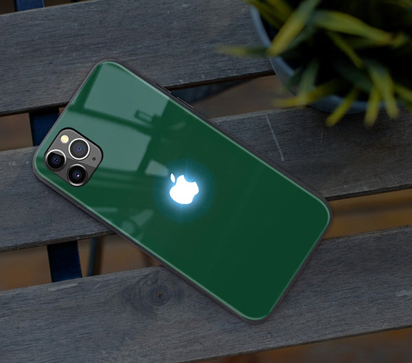 Voice-Activated Glowing Case with LED Logo, Call Flash Light, for iPhone 11/11 PRO / X / XS / XR / XS MAX