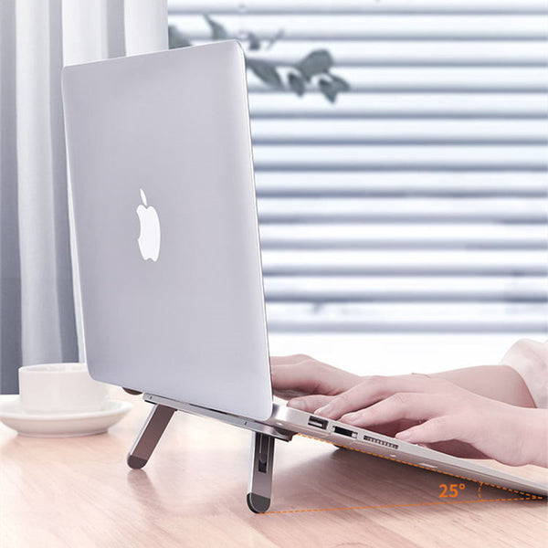 Portable Aluminum Laptop Stand, with Adjustable & Ergonomic Design, for Home, Office, Study & More