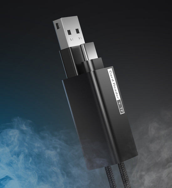 Never Suffer with Full Memory or Low Battery Headache with 2-in-1 Type-C Card Reader Cable