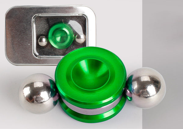 Dual Balls Orbiter Magnetic Spinner