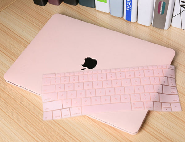 Ultra-Thin Silicone Keyboard Protector and Case Set for MacBook, with Perfect Fit and High Transparency, Available in Various Models