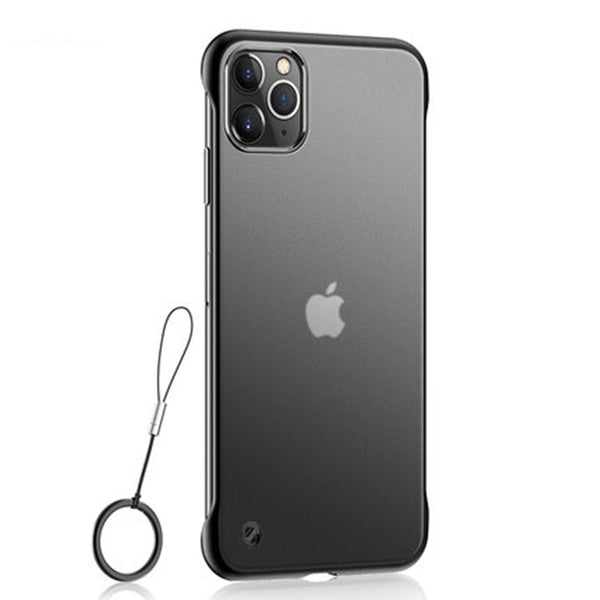 Transparent Frameless Matte Phone Case with Ring and Ultra Slim Design, for iPhone 11/11pro/11pro Max/X/XS/XS Max/XR
