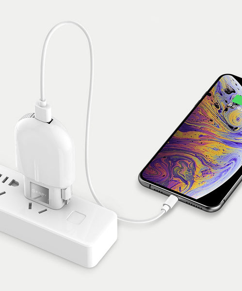The Total Package - Fast Charger with 3-in-1 Cable