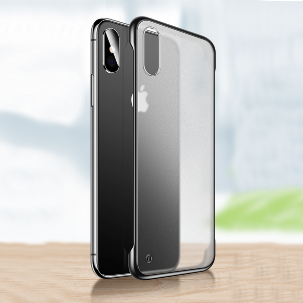 No Frame Matte Phone Case with Thickened Conner Protection, Semi-transparent Design, Lens Protector, Super Slim and No Fingerprint, For iPhone X/XS/XSMAX/XR/11/11PRO/11PROMAX