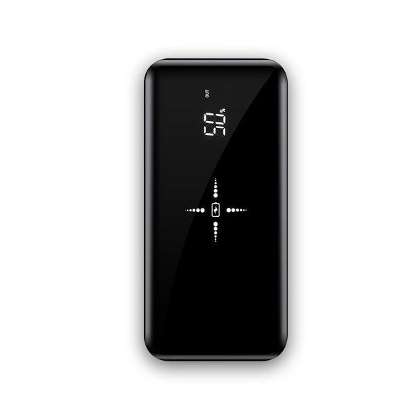 Portable Wireless Ultra-thin 10000mAh Power Bank With Digital LCD Display Full Screen, Charge Three Phones Simultaneously