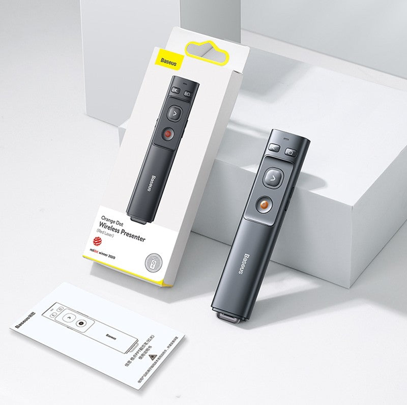 Rechargeable Wireless Presentation Remote Clicker, with USB / Type-C D ...