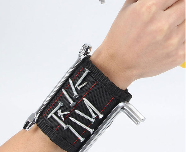 Keep Your Small Tools and Bits Handy with Magnetic Wristband