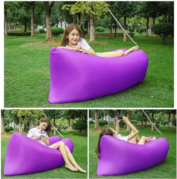 Amazing Portable & Inflatable Lounge Bag For Outdoor Activities