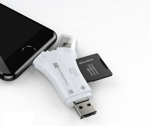 6-In-1 USB Reader And Flash Drive - Connect And Store Everything On A ...