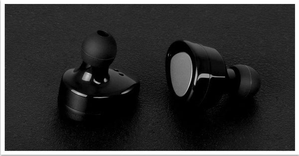 The Real Dual Channel Stereo In-Ear Wireless Earbuds with Charging Case