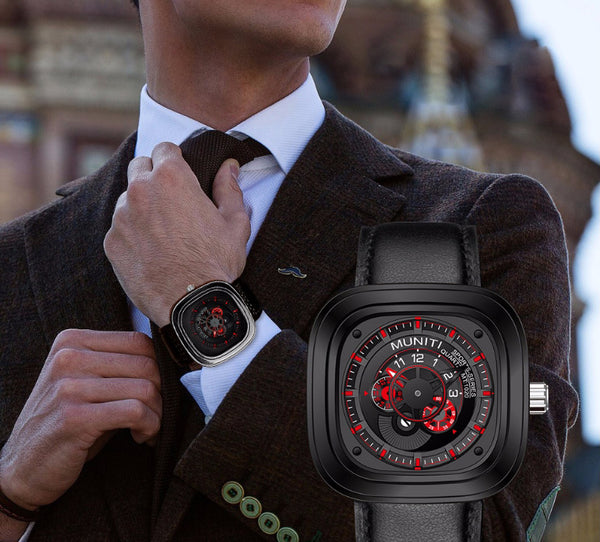 Timepiece with Revolutionary Design - Create Your Own Style with an Evergreen on Wrist