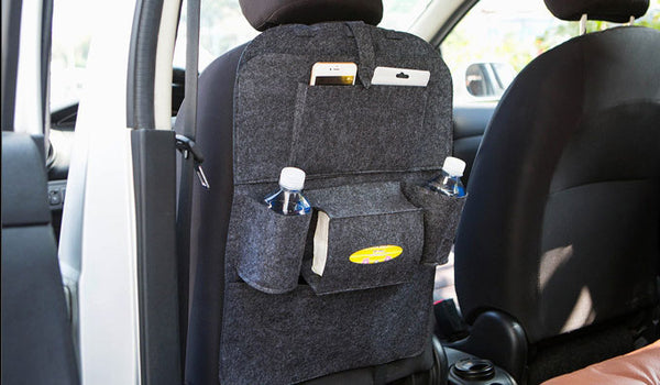 Go Much Smoother With This All-In-One Car Backseat Organizer