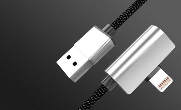 Get Rid of the Charge-or-Listen Dilemma with 3-in-1 L-shaped Reversible Lightning Cable