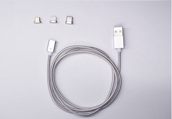 One Snap to Charge & Sync Your Device with Cross-device Reversible Magnetic Cable