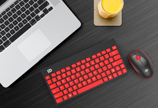 2.4GHz Ultrathin Portable Wireless Keyboard and Mouse Combo With Multimedia Shortcuts, Long Battery Life & Ergonomic Design