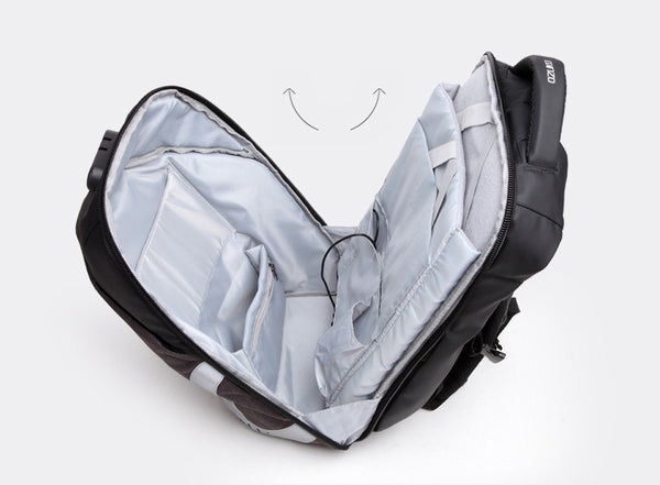 Anti-Theft Waterproof Travel Backpack, With Detachable Waterproof Hat & Fits 15.6-Inch Laptop