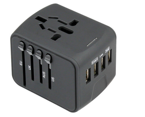The 4-Port USB All-In-One Adapter You Need - Go To 200 Countries With Only One Adapter