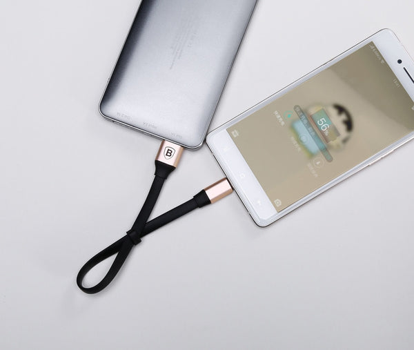 Genius Charging Cable Works on Both iOS and Android Devices