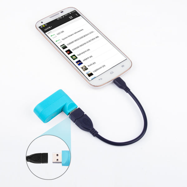 The Most Convenient 180 Degree Rotatable 3-Port Ultra-Mini USB Hub