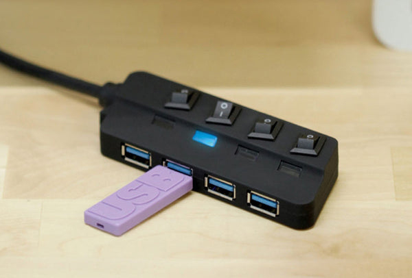 4-port USB 3.0 Hub That Satisfy All Your Charging & Data Transfer Needs