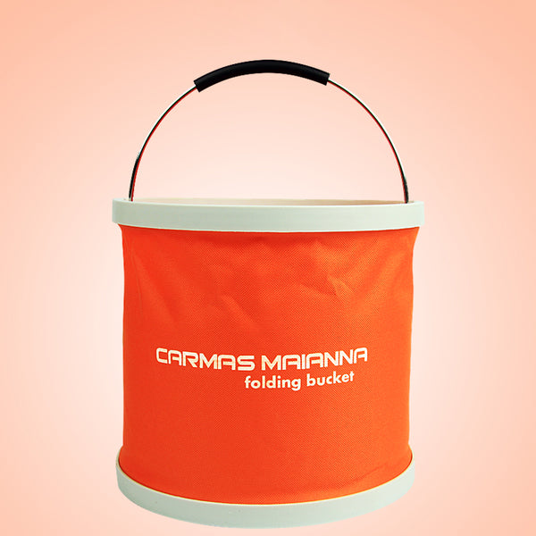 Portable Folding Bucket with Waterproof Coating, Non-slip Handle and High-quality Material, for Car Wash, Fishing, Camping, Travel and More