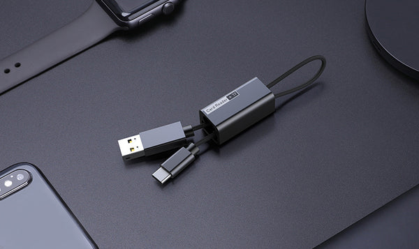 Never Suffer with Full Memory or Low Battery Headache with 2-in-1 Type-C Card Reader Cable