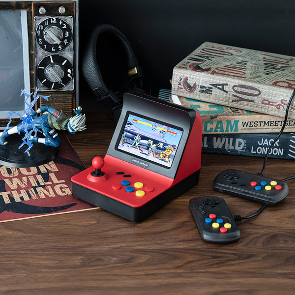 4.3 Inch Mini game Console with Built-in 3000 Games, 360° Joystick, 2200mAh Lithium Battery, Can be Connected to TV and Headphones, Supports Two-player Games and Up To 32G TF Card