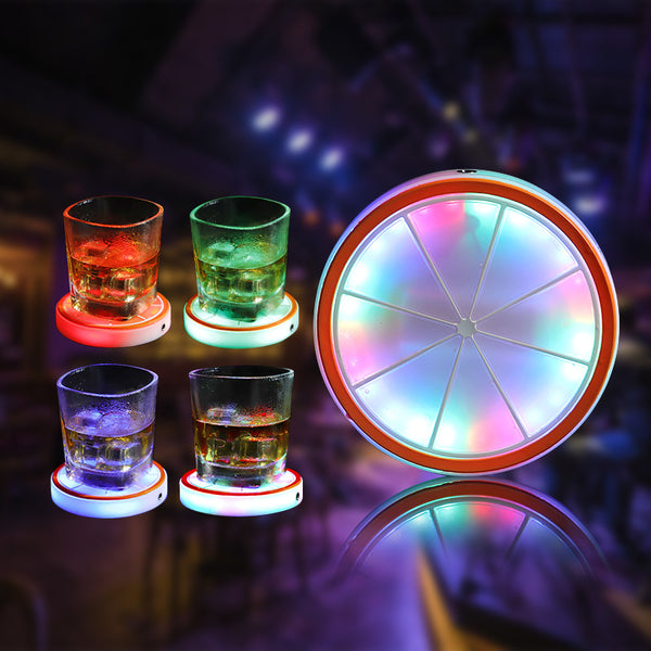 Light Your Glass, Light Your Life -- LED Cup Coaster