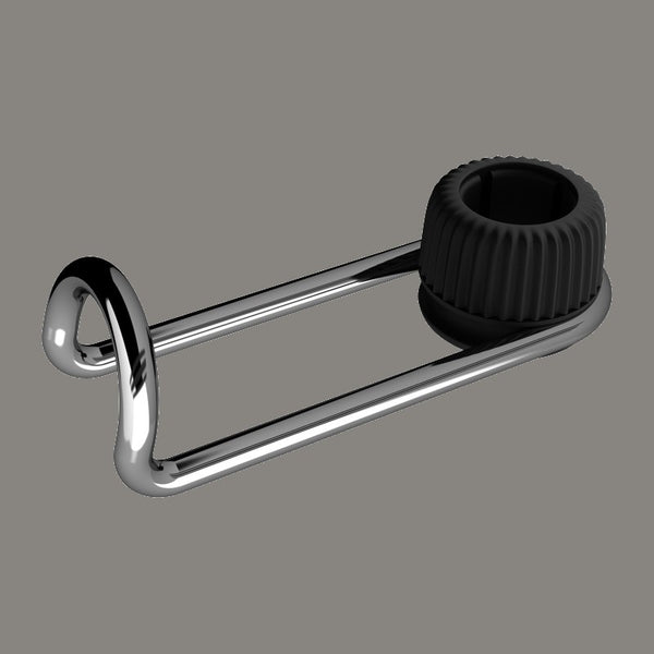 Aluminum Alloy Car Headrest Hook, with 10kg Bearing, Adjustable & 360° Rotatable Design
