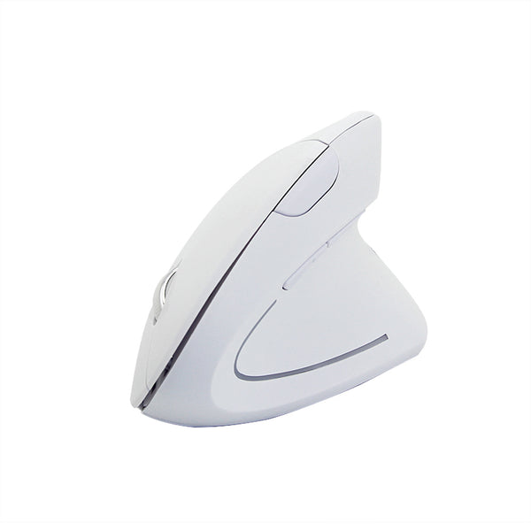 Rechargeable Streamlined Wireless Vertical Mouse With Ergonomic Design, Switchable DPI & LED Dimmable Light, For Office, Study, Game & More