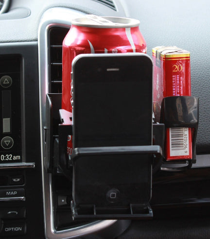 All-in-One Car Mount, Hold The Cup, Phone, Cigarette And More