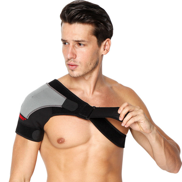 Adjustable & Breathable Sports Single Shoulder Support Bandage, For Men & Women