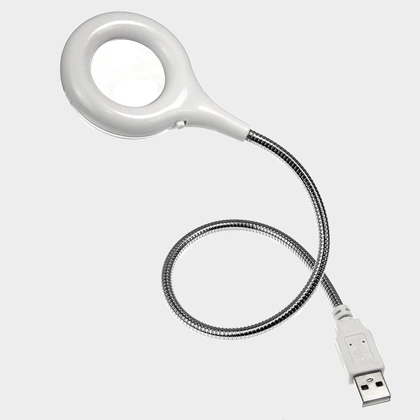 Dig into Details with USB LED Gooseneck Magnifying Lamp