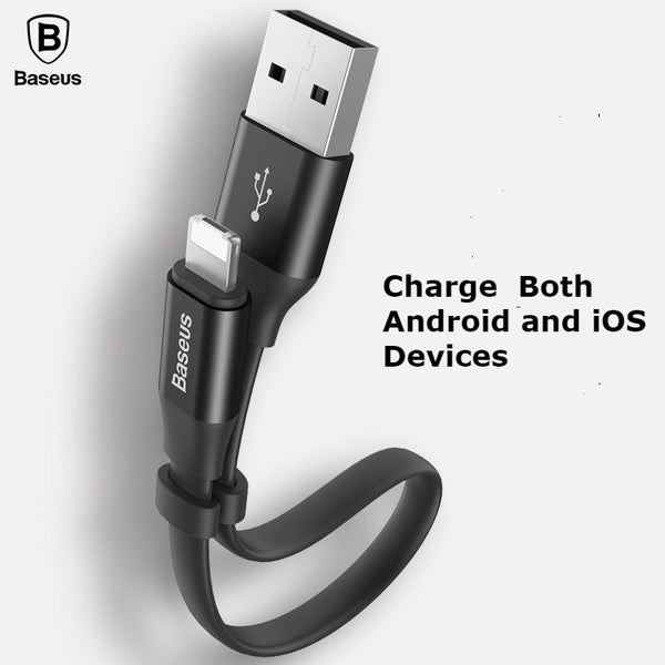 Genius Charging Cable Works on Both iOS and Android Devices