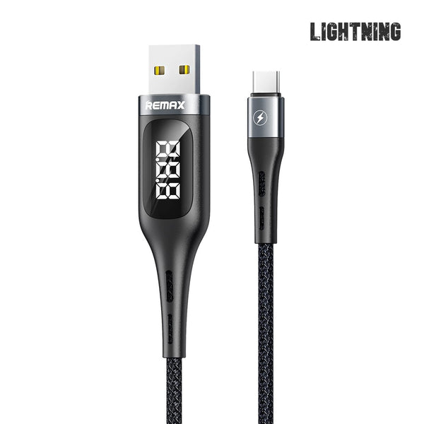 Smart Charging Cable with Voltage/Current LED Display, Timer and Data Transmission Function, for Apple & Android