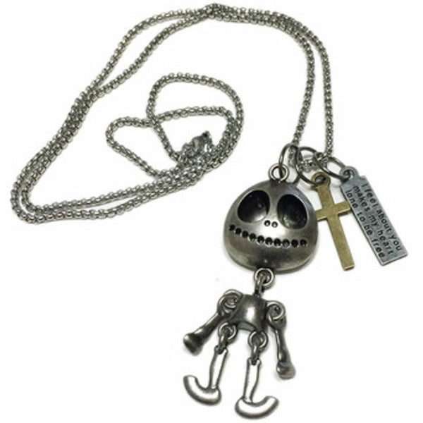 Cool Hip-pop Alien Robot Necklace, with 70cm Long Chain, for Men & Women